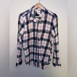 Vans light pink flannel